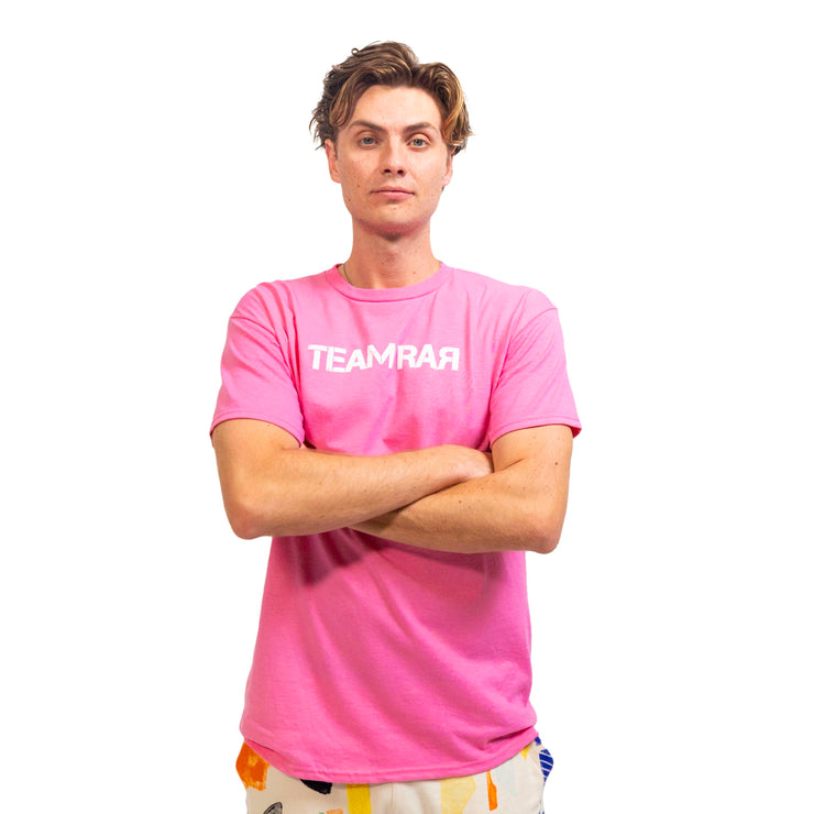 Team RAR Spray Paint Monster Shirt - Pink