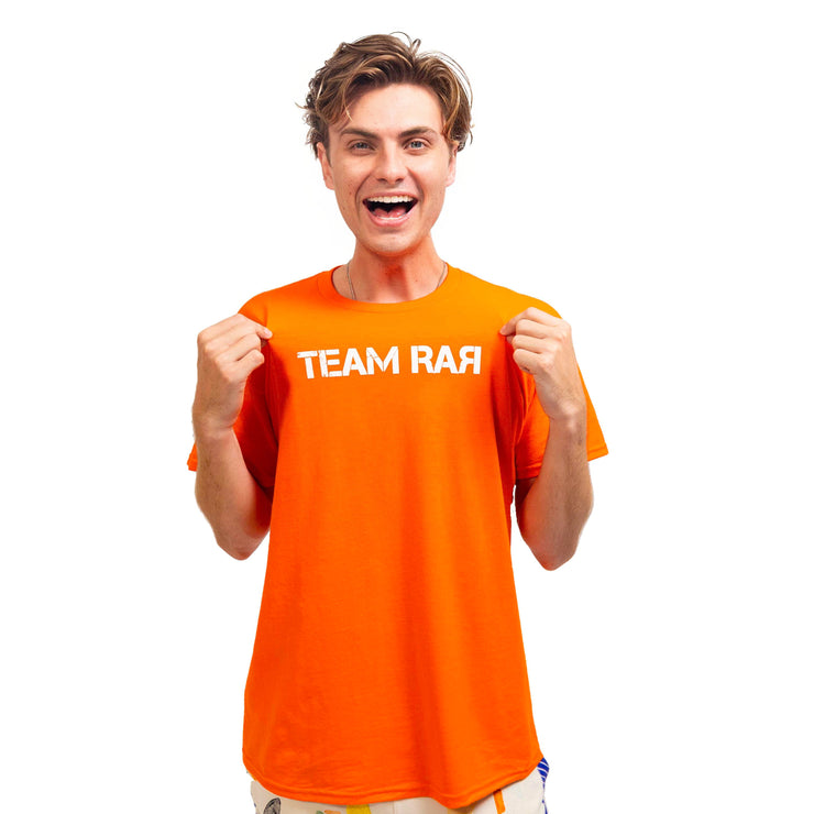 Team RAR Spray Paint Monster Shirt - Orange