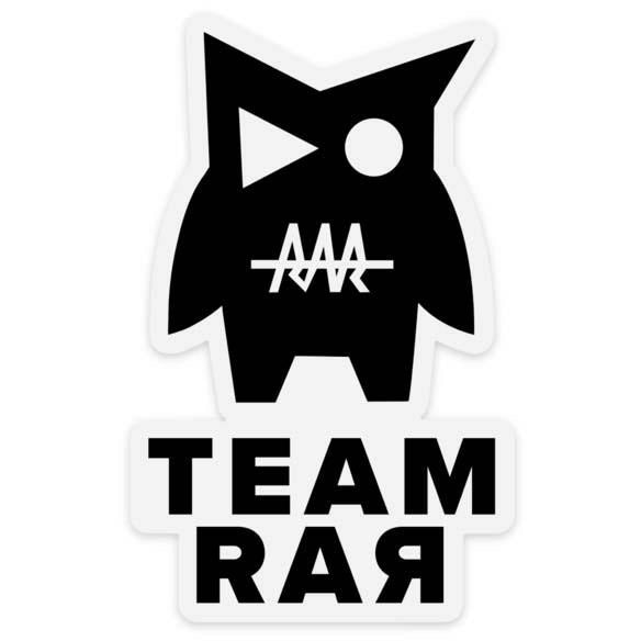 TEAM RAR STICKER