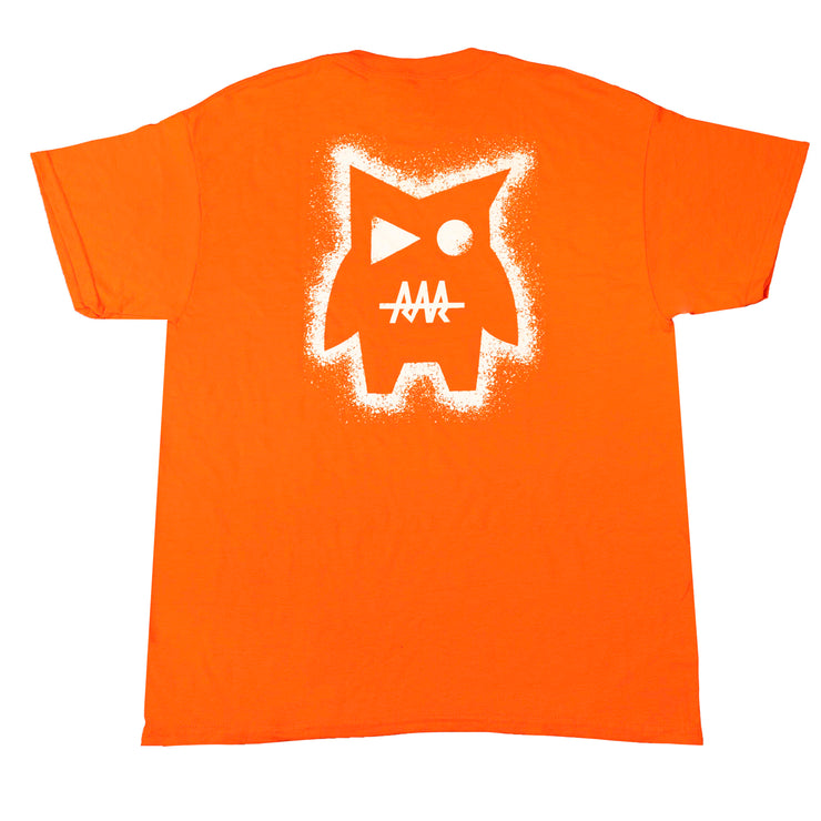 Team RAR Spray Paint Monster Shirt - Orange