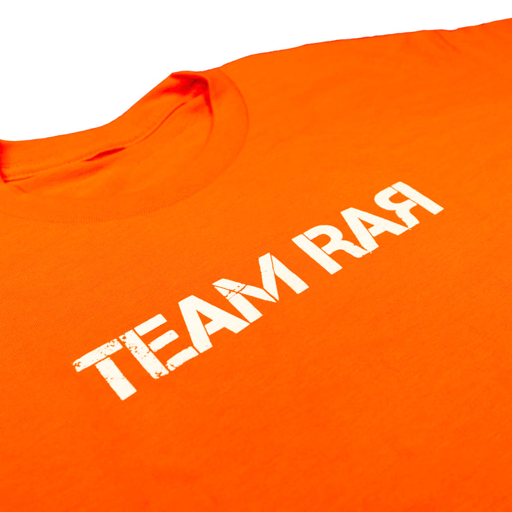 Team RAR Spray Paint Monster Shirt - Orange
