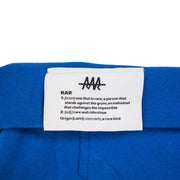 TEAM RAR Blue Velcro Hoodie Back Side Label Detail